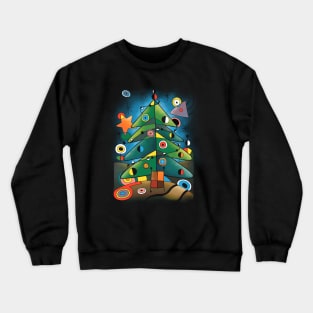 Abstract Christmas Crewneck Sweatshirt